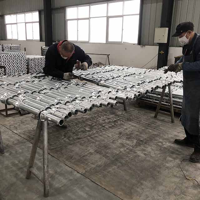 2.0m HDG标准Cuplock脚手架系统