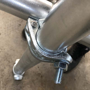 最佳价格下降锻造夹具配件直角脚手架双耦合器出售