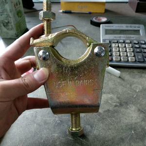 EN74脚手架的压制配件颜色锌镀金梁梁耦合器